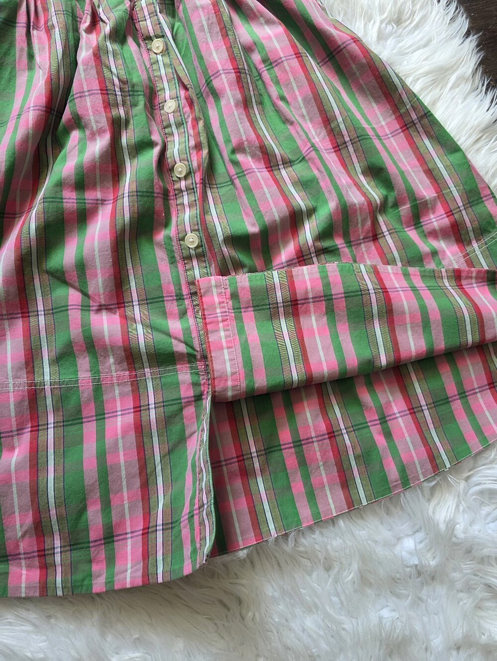 J Crew Button-Up Vintage Plaid Midi Skirt - Picture 6 of 9